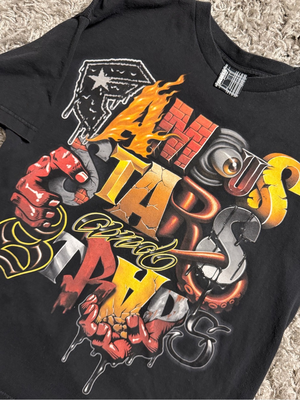 Y2K Famous Stars & Straps Graphic Shirt